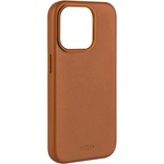 FIXED MagLeather калъф от естествена кожа с поддръжка на MagSafe за iPhone 15 Plus, кафяв FIXLM-1201-BRW (FIXLM-1201-BRW)