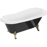Mexen Retro 150x73 cm black/white/gold (53251507375-50)