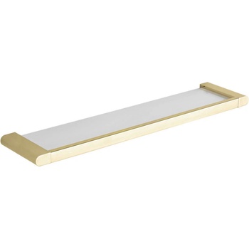 Mexen Adox висяща стъклена лавица, златна - 7018237-50 (7018237-50)