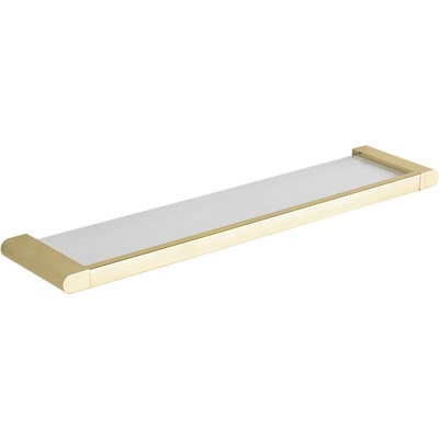 Mexen Adox висяща стъклена лавица, златна - 7018237-50 (7018237-50)