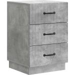 vidaXL Нощен шкаф Бетонно сиво 43 x 41 x 63, 5 см Инженерна дървесина (895248)