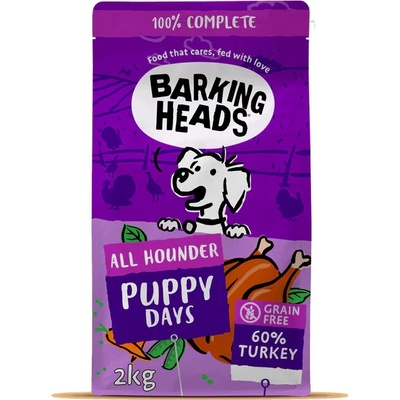 Barking Heads All Hounder Puppy Days Turkey 2 kg