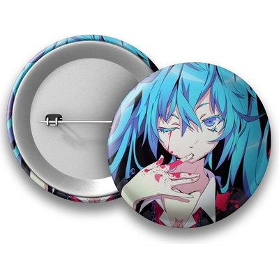 Hatsune Miku Placka Crazy Miku 50 mm