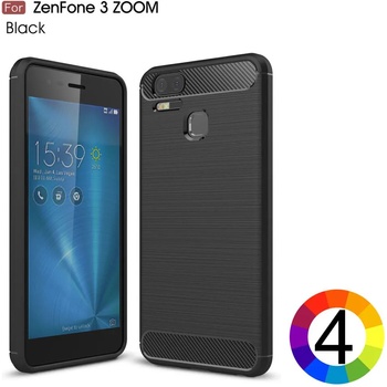 ASUS Zenfone 3 Zoom ZE553KL Удароустойчив Carbon Fiber Калъф и Протектор