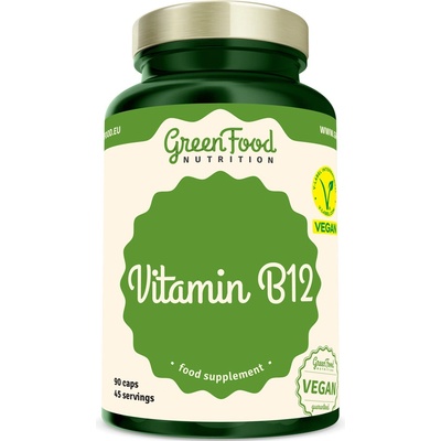 GreenFood nutrition Vitamin B12 90 kapslí