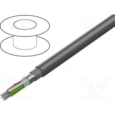 Alpha Wire 86107CY SL005 Xtra Guard Flex 7x26AWG PVC tmavě šedá 300V 30,5m