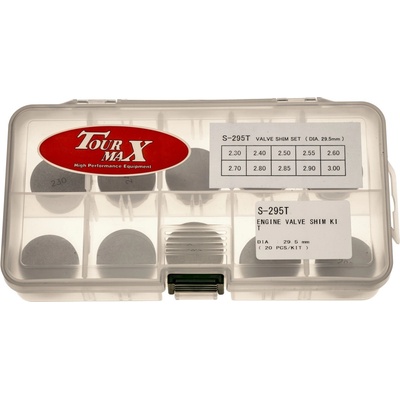 sada ventilových podložek Suzuki (průměr 29,5 mm, 20 ks), Tourmax M333-365