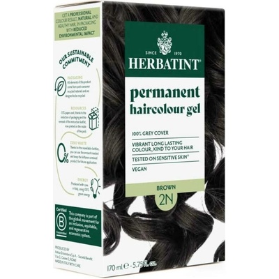 Herbatint Permanentná farba na vlasy hnedá 2N