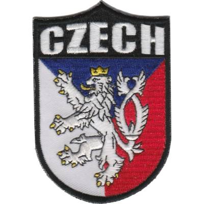 Nášivka Česká vlajka Slovak 7,5x5,1 cm