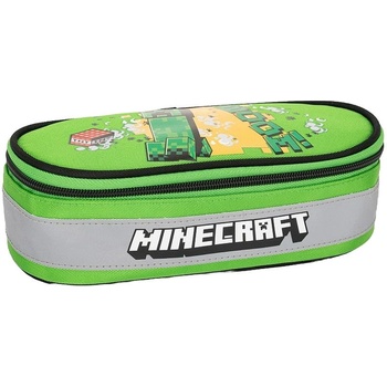 Minecraft Ученически овален несесер Minecraft Jolly - 1 цип (72541)