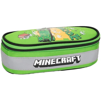 Minecraft Ученически овален несесер Minecraft Jolly - 1 цип (72541)