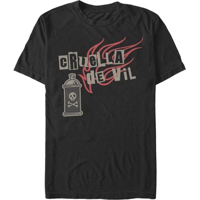 ZOOT. Fan Черна мъжка тениска Disney Classics Spray Fire ZOOT. Fan | Cheren | МЪЖЕ | L