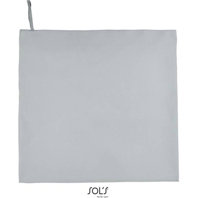 SOL’S ATOLL 100 / Голяма микрофибърна кърпа за баня - чисто сива 100x150 см (252936n4599)