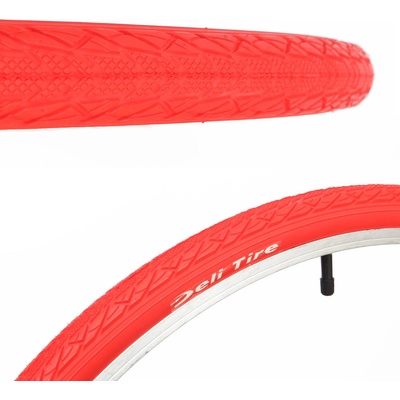 Cyklistický Červený 700x35C alebo 28x1 5/8x1 3/8