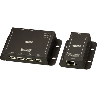 USB Extender ATEN UCE3250, 4 порта, USB 2.0, CAT 5, до 50m (ATEN-UCE3250-AT-G)