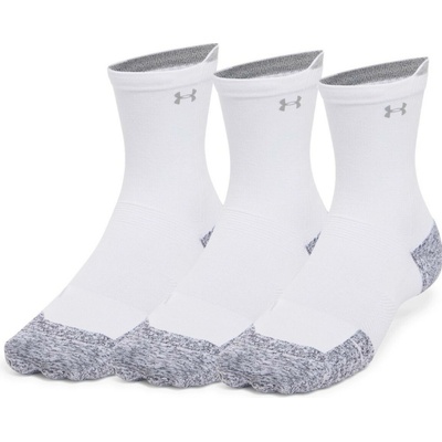 Under Armour Sada ponožiek UA Velociti Run Cush 3P Crew biela
