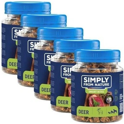 SIMPLY FROM NATURE s jelením masem 5 x 130 g