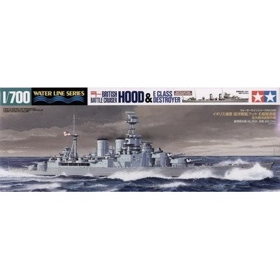 Tamiya 31806 Hood & E Class Destroyer 1:700