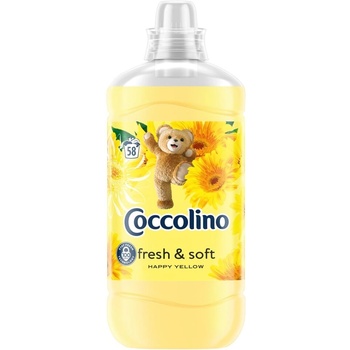 Coccolino Fresh & Soft Happy Yellow Rinse Concentrate 58 измивания 1450ml (69977464)