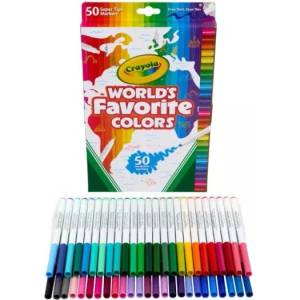 Crayola Crayola: Комплект флумастери „Любимите цветове на света - 50 бр (58-5069)