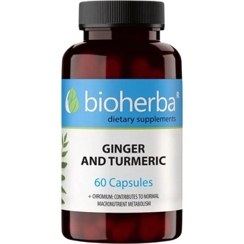 Image 1 of Bioherba Ginger and Turmeric [100 капсули]