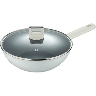 Bergner Pánev WOK s poklicí s nepřilnavým povrchem LINES 28 cm