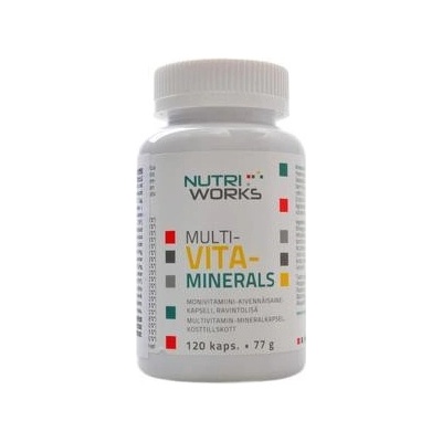 NutriWorks Multi vita minerals 120 kapsúl 77 g