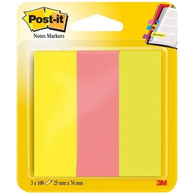 3M Bloček značkovací Post-it 25x76 3 x 100l (671/3)