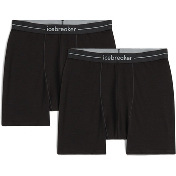 Icebreaker Men Merino 150 Anatomica Boxers 2 Pack Размер: L / Цвят: черен