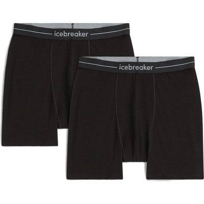 Icebreaker Men Merino 150 Anatomica Boxers 2 Pack Размер: L / Цвят: черен