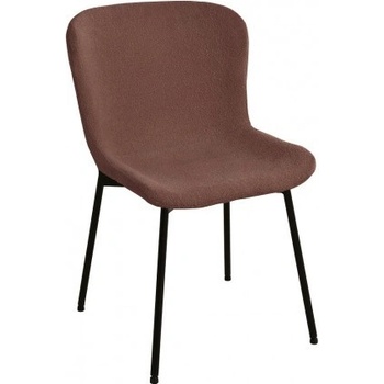 House Nordic Maceda bouclé rezavá / černá