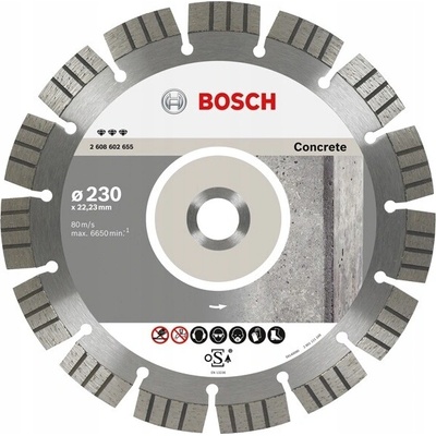 Diamantový kotouč Bosch pro betonu 230x22,2mm 2608602655