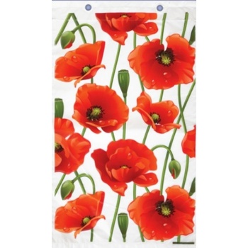 Image 1 of Подаръчни пликове без дръжки " Макове" sn 50бр (е-3670)