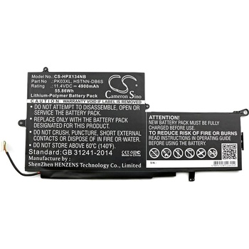 Image 1 of Cameron Sino Батерия за лаптоп HP HSTNN-DB6S PK03XL for Spectre Pro X360, 11, 4V 4900mAh CAMERON SINO (CS-HPX134NB)