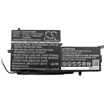 Cameron Sino Батерия за лаптоп HP HSTNN-DB6S PK03XL for Spectre Pro X360, 11, 4V 4900mAh CAMERON SINO (CS-HPX134NB)