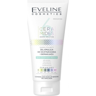Eveline Cosmetics 6 Ceramides gélová emulzia pre hĺbkové čistenie 150 ml