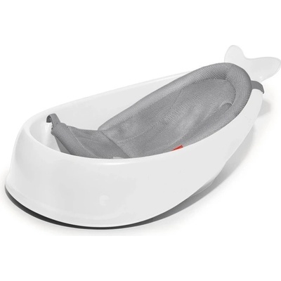 SKIP HOP Vanička s ergonomickou podložkou Moby 3 fázová biela