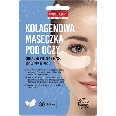 Purederm Collagen Eye Zone Mask kolagénová očná maska 30 ks