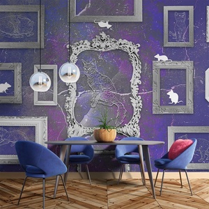 Art Gift Decor Тапет Сиви рамки