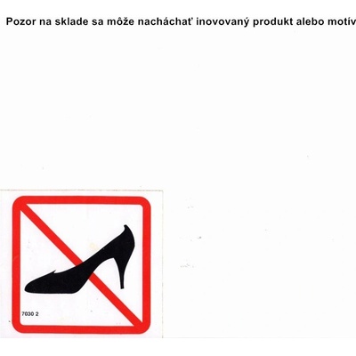Piktogram Zákaz vstupu s topánkami!10x10