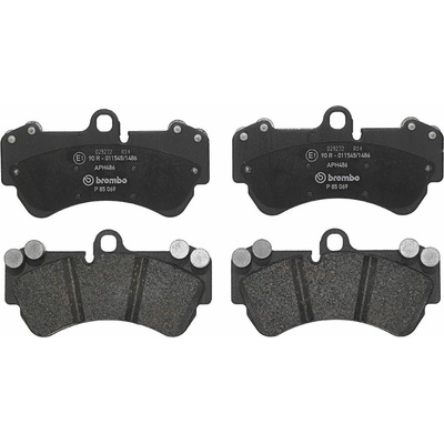 Sada brzdových platničiek kotúčovej brzdy BREMBO P 85 069 P 85 069