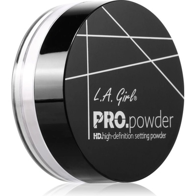 L.A. Girl Cosmetics PRO. Powder HD transparentný fixačný púder Translucent 5 g