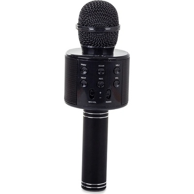 Verk 01377 Karaoke Bluetooth mikrofón 1800mAh čierna