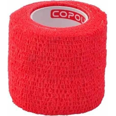 Copoly Samolepiaca bandáž Červená 7,5 x 450 cm 1 obväz pre zvieratá