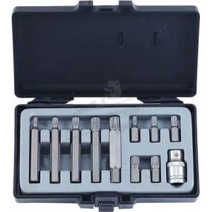 FORCE Шестограм накрайник SPLINE 10мм. (M5-M12) комплект 11 бр. / 4112 | FORCE Tools (JN65487)