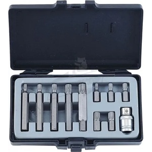 FORCE Шестограм накрайник SPLINE 10мм. (M5-M12) комплект 11 бр. / 4112 | FORCE Tools (JN65487)