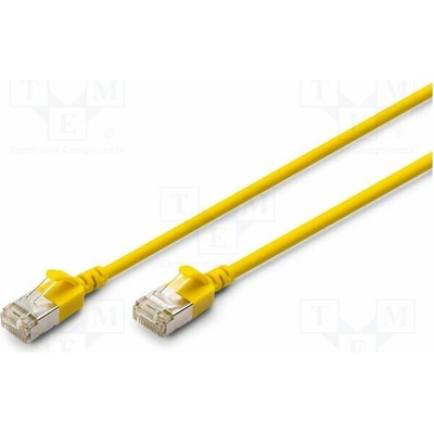 Digitus DK-1632-A-050S-Y Patch F/FTP Kat: 6a RJ45 vidlice z obou stran lanko Cu