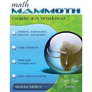Math Mammoth Grade 4-A Worktext | Maria Miller (ISBN: 9781705495254)