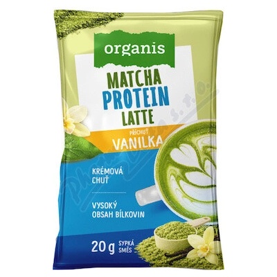 ORGANIS Proteín matcha latte vanilka 20 g