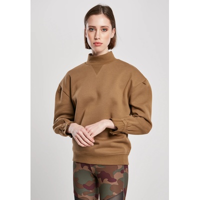 Urban Classics Дамска блуза в бежово Urban Classics Ladies Turtleneck Crew UB-TB3783-02756 - Бежов, размер XS